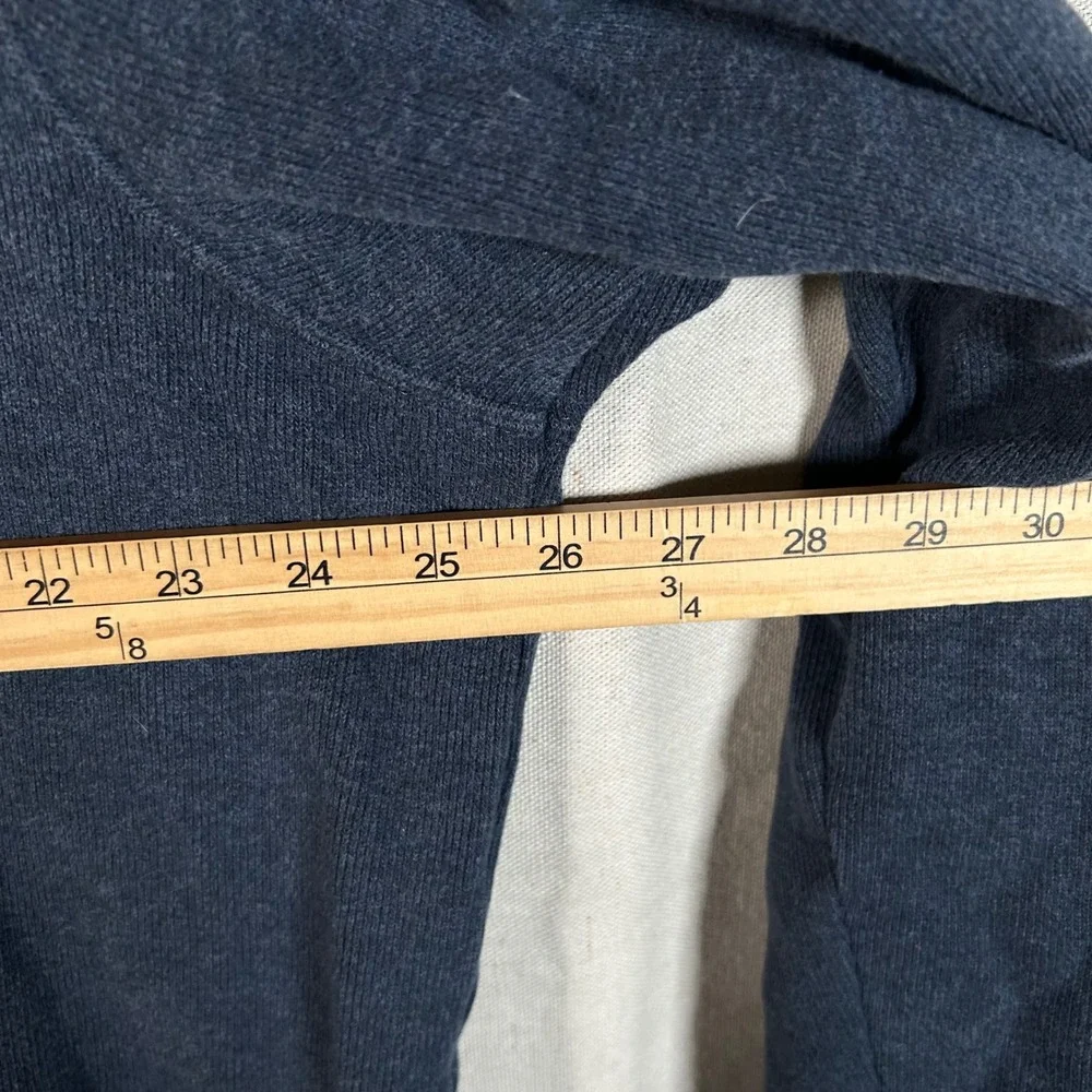 Polo Ralph Lauren Mens XL Navy Blue V-Neck 100%‎ Cotton Knit Sweater Long Sleeve